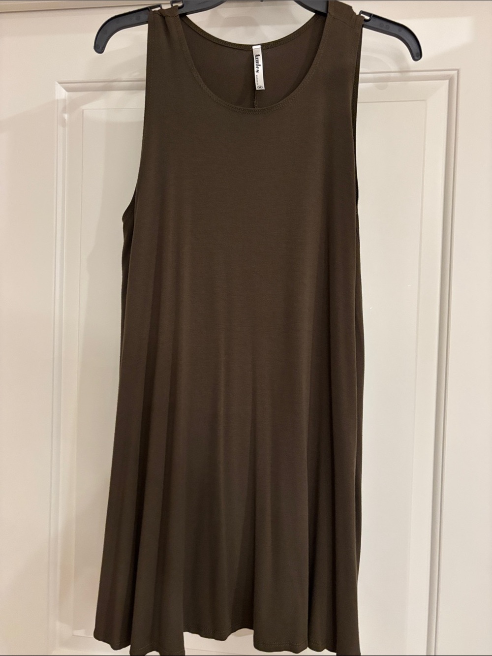 New w/o Tags - Azules Olive Swing Tunic Tank  M